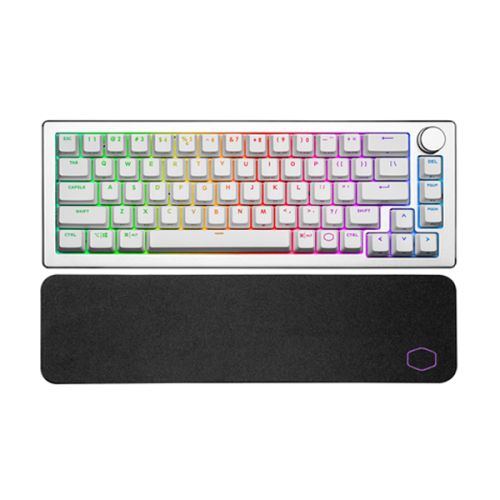 Cooler Master CK721 RGB Wireless Mechanical Blue Switch Keyboard - White - US Layout