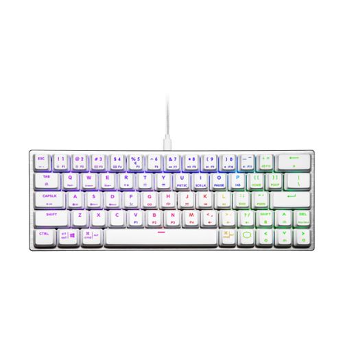 Cooler Master SK620 Low Profile Mechanical Blue Switch Keyboard - White - US Layout