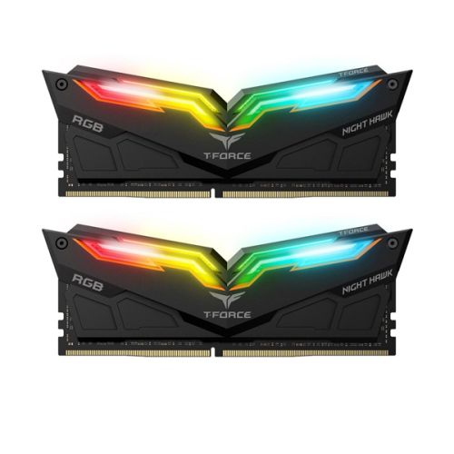 TEAMGROUP T-Force Night Hawk RGB 3600MHz 16GB (2 x 8GB) Desktop Memory - Black