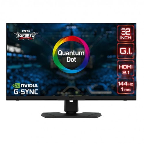 MSI Optix MPG321UR-QD, 32" UHD, HDMI 2.1, 144Hz, 1ms, IPS, G-Sync, RGB Gaming Monitor - Black