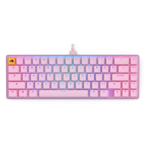 Glorious GMMK2 65% Mechanical Pre-Built ANSI USA Keyboard - Pink