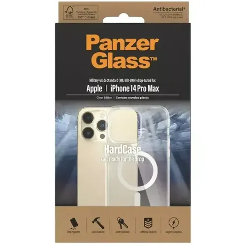 PanzerGlass HardCase iPhone 14 Pro Max (6.7inch) MagSafe Compatible - Clear