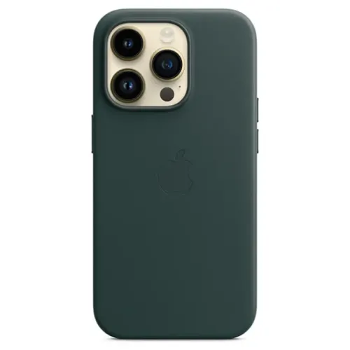 Apple iPhone 14 Pro Leather Case with MagSafe - Forest Green