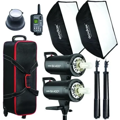 GODOX SK400II-E 2-LIGHT STUDIO FLASH KIT