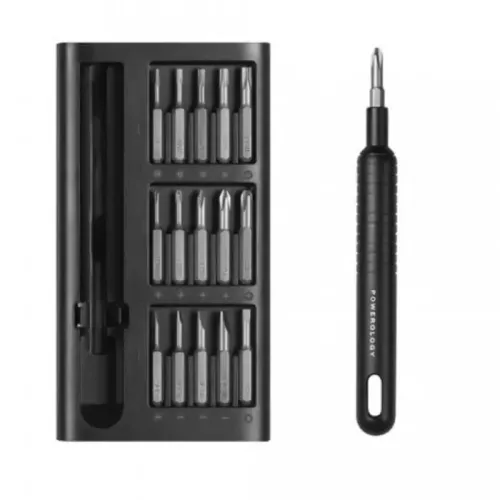 Powerology 30 in 1 Precision Screwdriver Set ( Aluminum Alloy ) - Gray