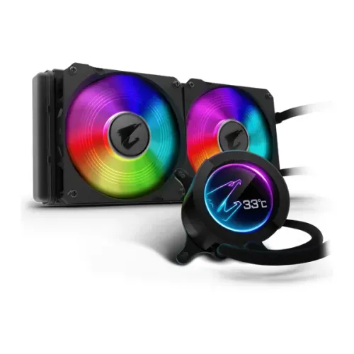 AORUS RGB AIO Liquid Cooler 280 AIO Liquid Cooler With LCD Display