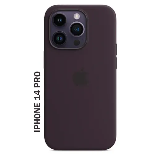 Apple iPhone 14 Pro Silicone Case with MagSafe - Elderberry