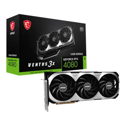 MSI GeForce RTX 4080 16GB VENTUS 3X OC Graphics Card