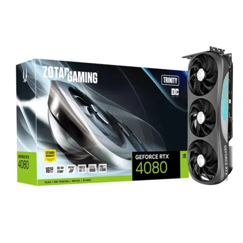 ZOTAC GAMING GeForce RTX 4080 16GB Trinity OC GDDR6X Graphics Card