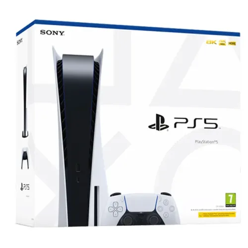 Sony PlayStation 5 (European CD Version) Console - 825GB (R2) - White