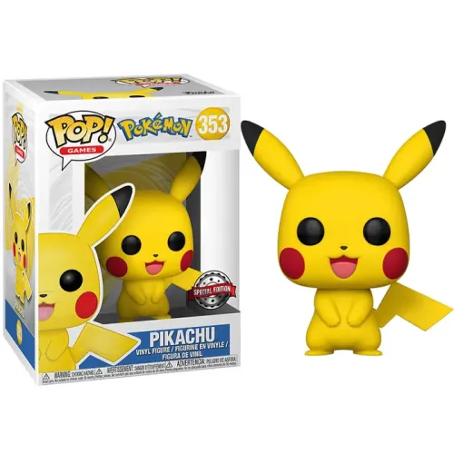 Funko Pop! Games: Pokemon S1 - Pikachu (Exc)