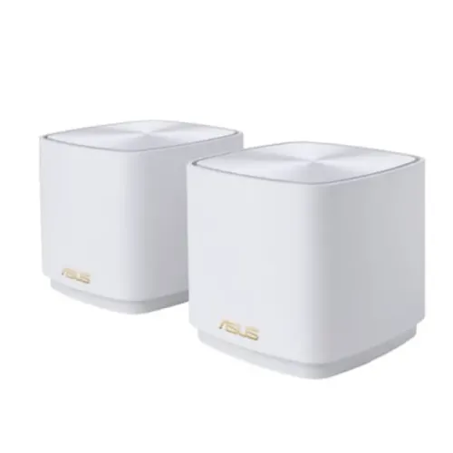 ASUS ZenWiFi AX Mini XD4 - AX1800 Wireless Whole-Home Mesh WiFi 6 System - 2 Pack White