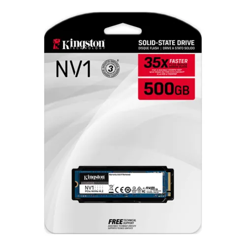 Kingston NV1 500GB NVMe PCIe SSD (SNVS/500G)