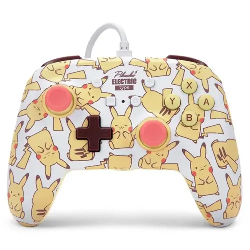 PowerA Nintendo Switch Enhanced Wired Controller - Pikachu Blush