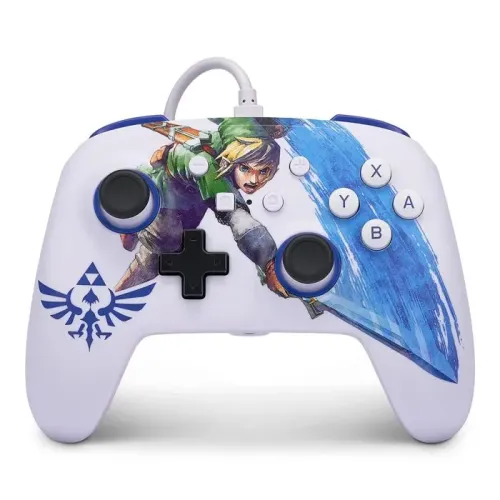 PowerA Nintendo Switch Enhanced Wired Controller - Master Sword Attack Zelda Link