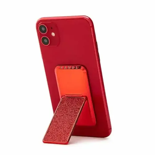 HANDLstick Glitter Collection Smartphone Grip And Stand - Red