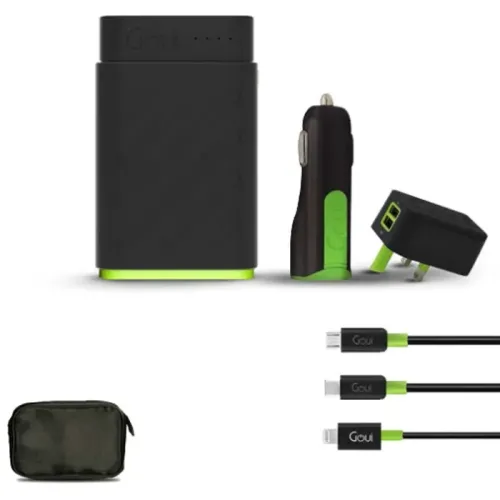 Goui Bundel Power Bank - Charger - Cable - Bag