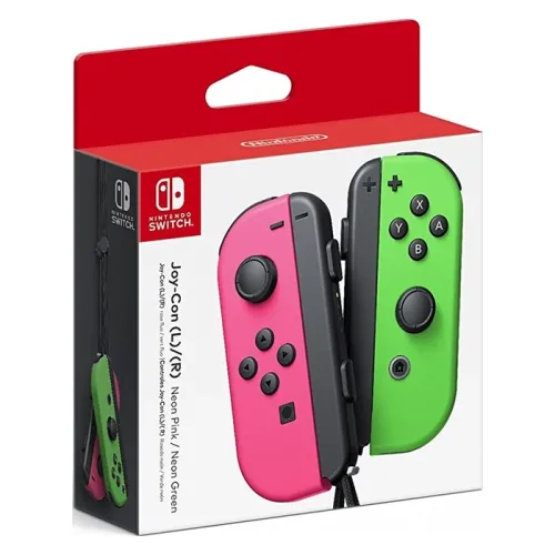 Nintendo Switch Joy-Cons - Neon Pink & Neon Green