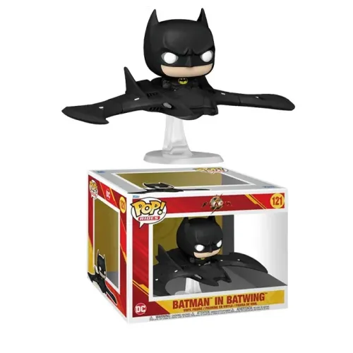 Funko POP! Ride Super Deluxe: The Flash: Batman in Batwing - DC Comics Vinyl Figure