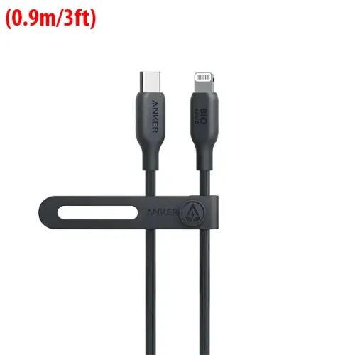 Anker 542 USB-C To Lightning Cable (Bio-Based 3ft) - Black