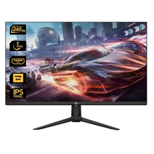 Twisted Minds 27Inch QHD IPS, 240HZ, 0.8ms, HDMI 2.1 RGB Gaming Monitor - Black