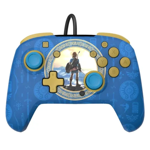 PDP: Nintendo Switch - Rematch Wired Controller Hyrule Blue