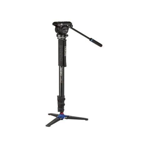 Benro A48fds4pro Aluminum Monopod With 3-leg Base & S4pro Fluid Video