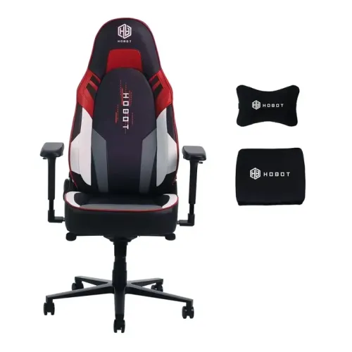 HOBOT Augenstern Gaming Chair - Black/Red/White