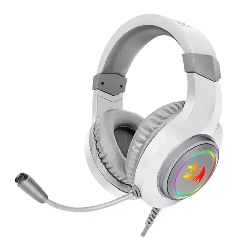 Redragon H260W HYLAS RGB Wired Gaming Headset  - White