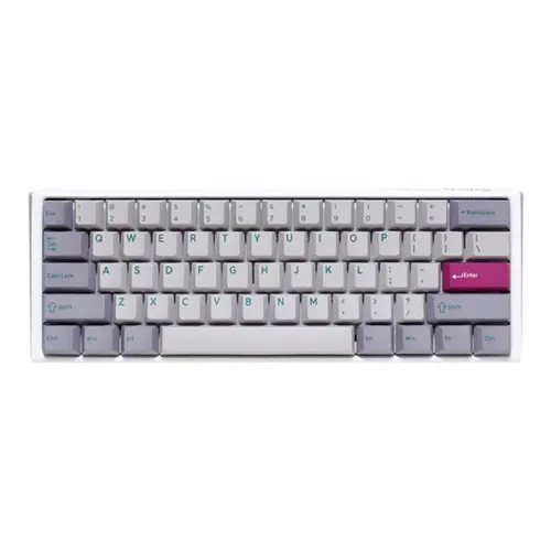 Ducky One 3 Mini - Blue Switch RGB Quack Mechanical Keyboard - Mist Grey