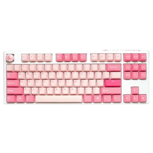 Ducky One 3 TKL - Red Switch Quack Mechanical Keyboard - Gossamer Pink