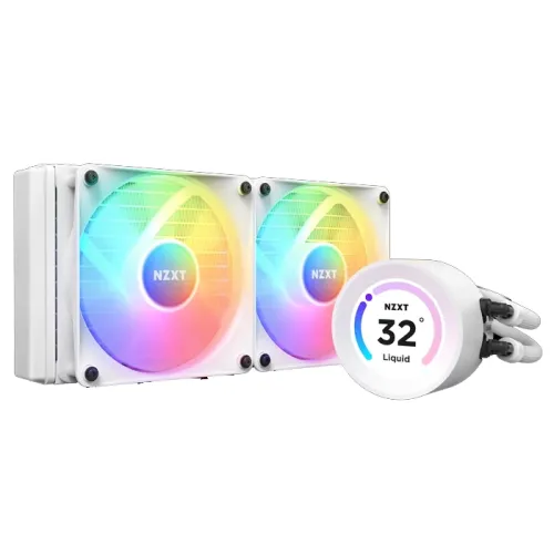 Nzxt Kraken Elite 240 Rgb  Aio Liquid Cooler 240mm - White