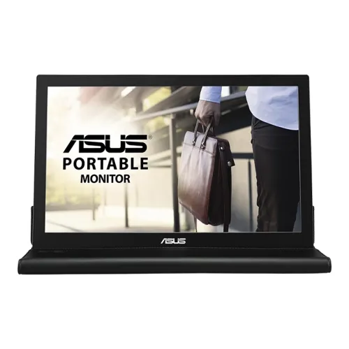 ASUS MB168B Portable USB Monitor - 16 inch (15.6 inch viewable), HD, USB-powered, Ultra-slim, Smart Case