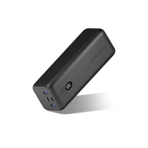 Powerology Onyx 30000mah Dual Usb-c Power Bank - Black