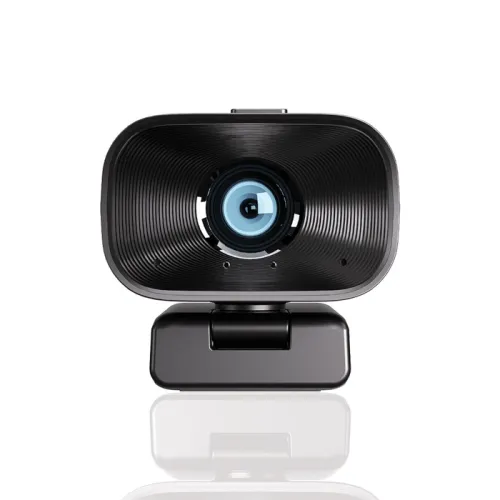 Powerology 1080p Web Cam With 5x Digital Zoom In-built Mic And Speaker- Black