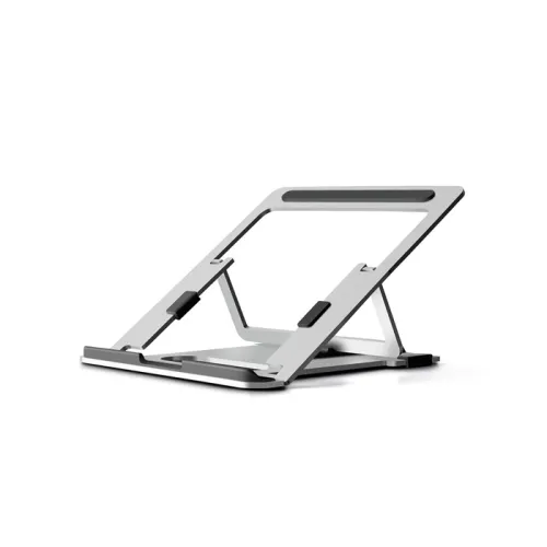 Aluminium Stand For 11 -15.6 Inch Laptop And Tablets With Carrying Pouch - Silver