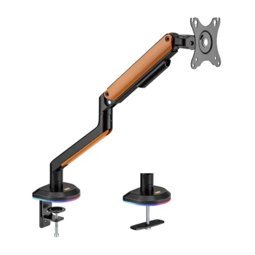 Lumi Elemental Gaming Single Monitor Arm With Rgb Lighting Ldt63-c012gl