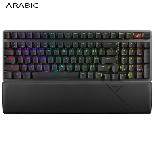 Asus Rog Strix Scope II 96% Wireless Rog Nx Snow Switch Mechanical Keyboard - Arabic