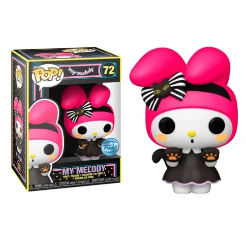 Funko Pop: Sanrio- Hello Kitty My Melody (Black Light Glow) (Exc)