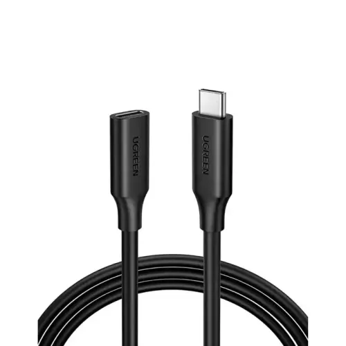 Ugreen Usb-c C/m To Usb-c /f Gen2 5a Extension Cable 1m - Black