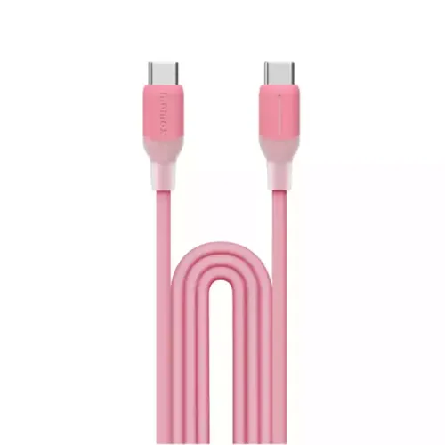 Momax 1-link Flow Cc X 60w Usb-c Cable (1.2m) - Pink