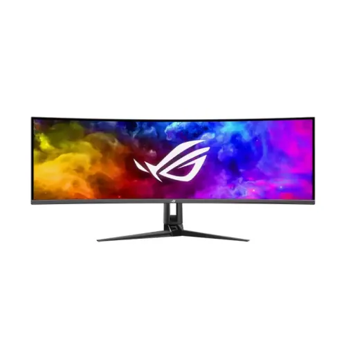 Asus Rog Swift Oled Pg49wcd Gaming Monitor 49-inch (5120x1440) Curved Qd-oled Panel 144 Hz, 0.03 Ms G-sync