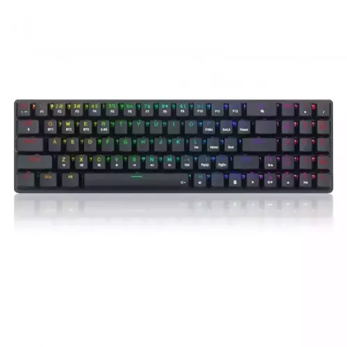 Redragon Ashe Pro K626p-kbs Gaming Keyboard 78 Keys Tri-mode Connection Usb Bluetooth Wireless Rgb Switch Blue