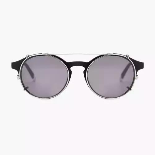 Barner Le Marais Clip-on Sunglasses - Silver Smoke