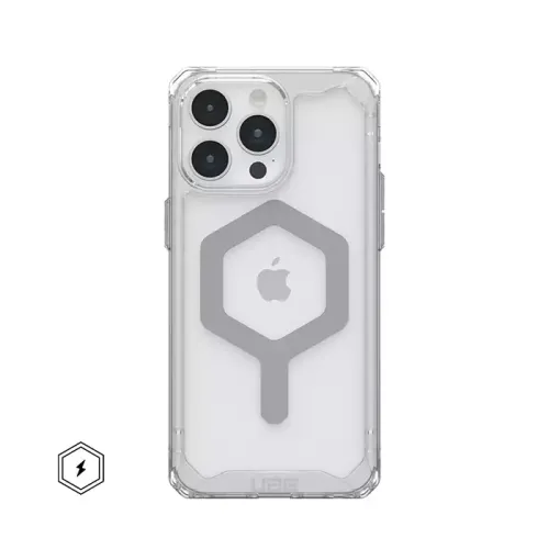 Uag Plyo For Magsafe Iphone 15 Pro Max Case - Ice/silver