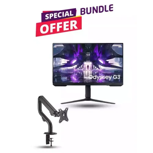 Samsung Odyssey G3 27 Inch 165hz Fhd Gaming Monitor With Monitor Arm Bundle