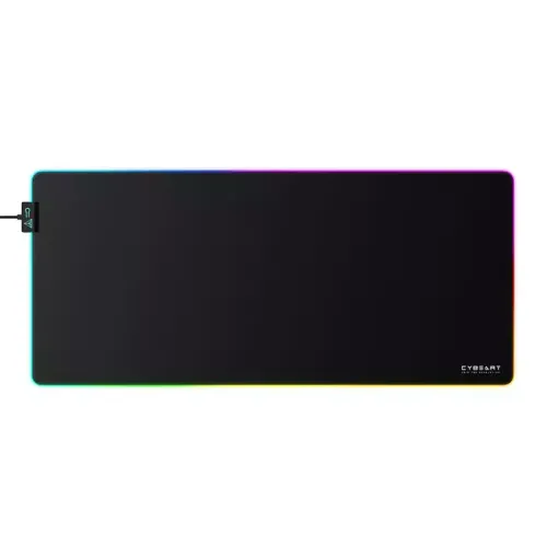 Cybeart Aurora Series Gaming Mouse Pad 900mm (Xxl) - Ghost (Black)