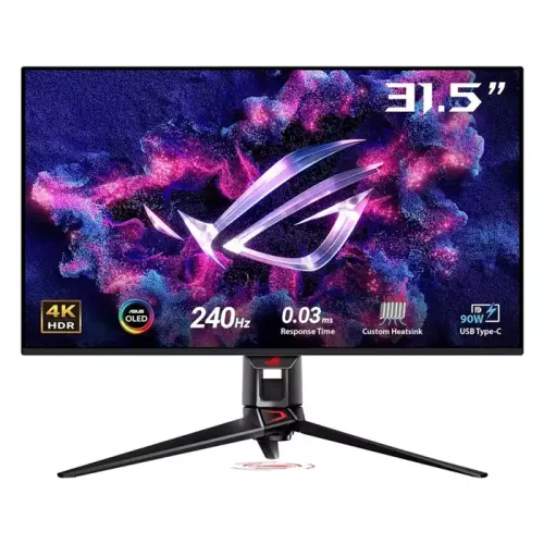 Asus Rog Swift Oled Pg32ucdm 32" 4k Qd-oled, 240hz, 0.03ms, Hdmi 2.1, G-sync Compatible Gaming Monitor - Black