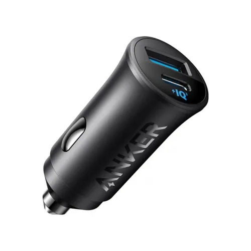 Anker Ultra-compact Dual-port Car Charger 30w, 2ports - Black