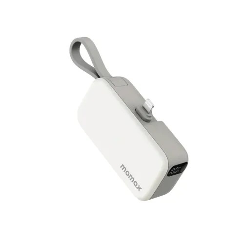 Momax 1-power Mini Lightning 3-in-1 Power Bank 5000mah - White